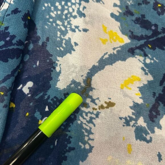 Twenty One Women’s Medium Blue Sheer Tank Top - Picture 5 of 8